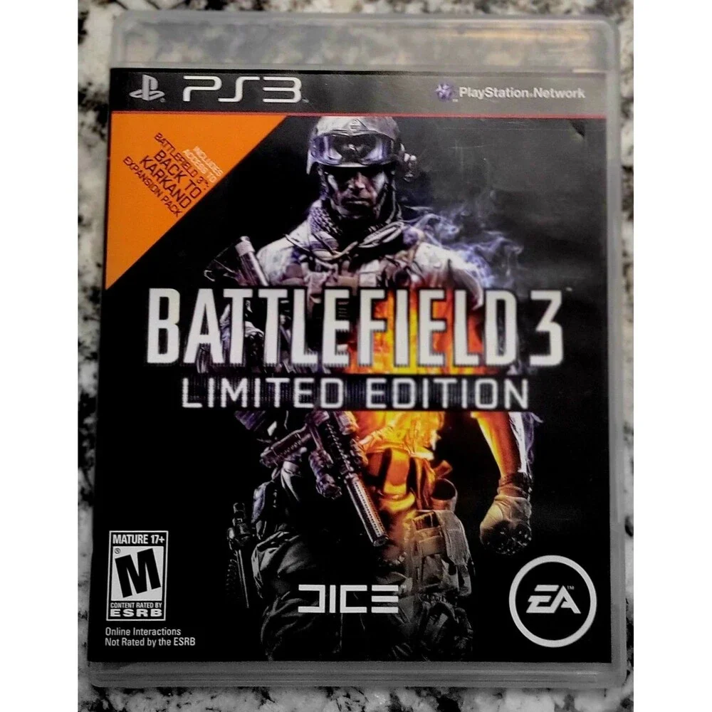 SONY PLAYSTATION 3 PS3:Battlefield 3 Limited Edition,CIB,TESTED, FAST SHIPPING